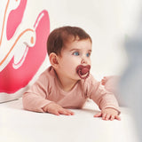 LUU Kids - Smoczek pozycjonujący, Moroccan Pink