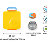 Omie - OmieBox lunch box z termosem, Sunshine