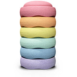 Stapelstein - Original Rainbow pastel 6 el.