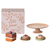 Maileg – Mini zestaw ciast z paterą