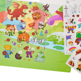 Ooly - Wyklejany obrazek z transferowymi naklejkami - Magiczny Las