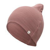 Minimalisma - Mięciutka czapka beanie z mieszanki jedwabiu i bawełny Bambi, Antique Rose