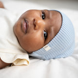 Minimalisma - Mięciutka czapka beanie z mieszanki jedwabiu i bawełny Bambi, Clearwater