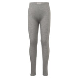 Minimalisma - Bezszwowe legginsy niemowlęce z jedwabiu i bawełny, Grey Melange