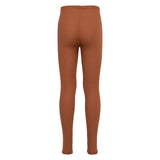 Minimalisma - Bezszwowe legginsy niemowlęce z jedwabiu i bawełny, Rooibos