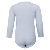 Minimalisma - Bezszwowe body niemowlęce z jedwabiu i bawełny, Clearwater