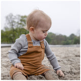 Minimalisma - Bezszwowe body niemowlęce z jedwabiu i bawełny, Grey Melange