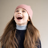 Minimalisma - Czapka z delikatnej wełny merino Andersen, Rose