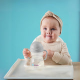 B.box - Bidon ze słomką 240 ml, szary