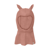 HUTTEliHUT – Kominiarka z miękkiej wełny merino z uroczymi uszkami, Burlwood