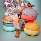 Stapelstein - Super Confetti Rainbow Set pastel 7 el.