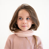 Minimalisma - Mięciutki komin z mieszanki jedwabiu i bawełny Birk, Sweet Rose