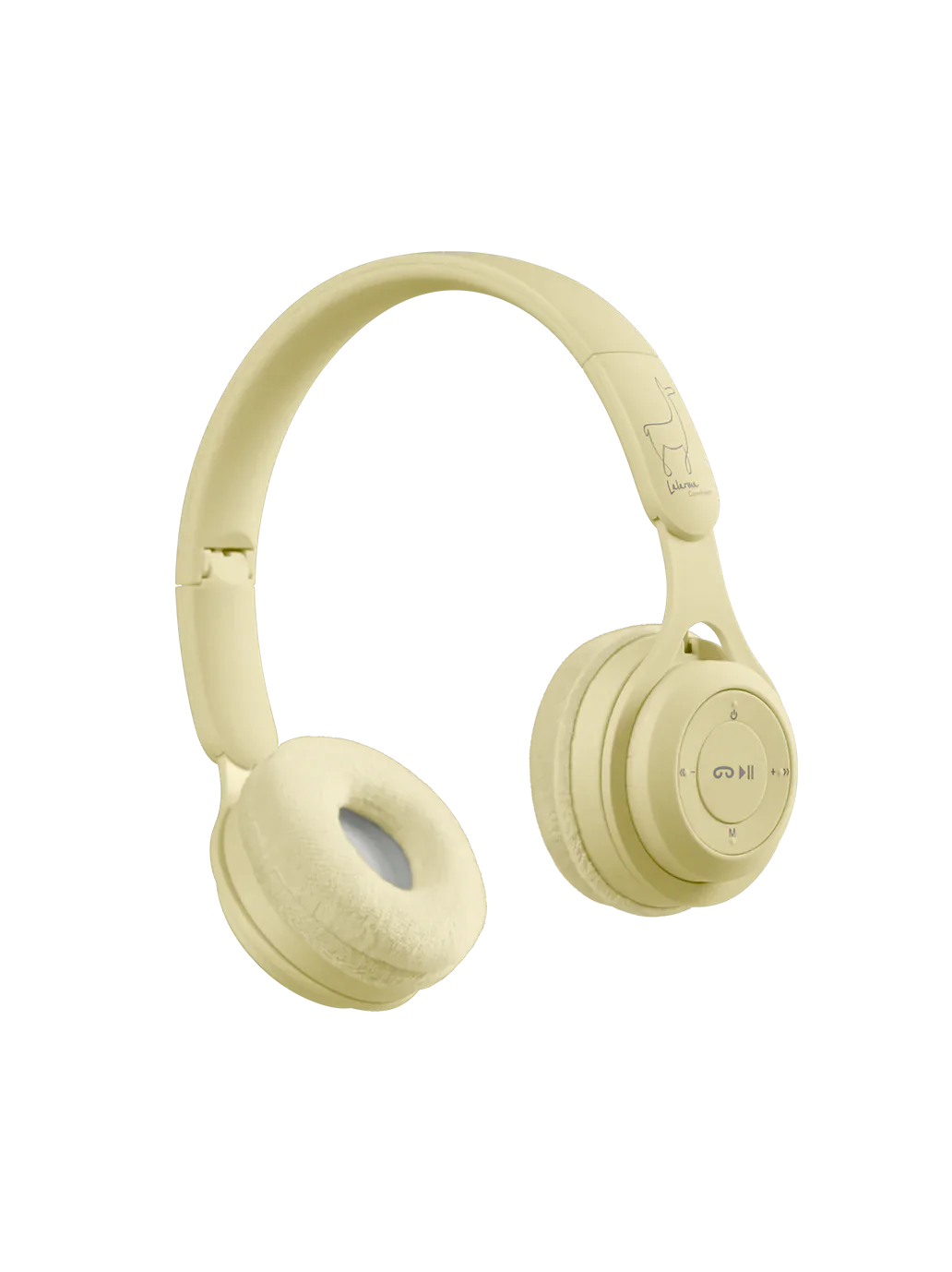 LaLarma - Bezprzewodowe słuchawki dla dzieci yellow