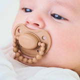 LUU Kids - Smoczek pozycjonujący, Milk hazelnut