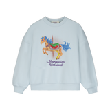 Maison Mangostan – Bluza Carnival Sky Blue z bawełny organicznej