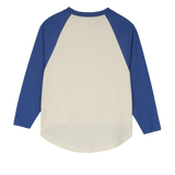 Maison Mangostan – T-shirt Bicolor White/Blue z bawełny organicznej