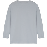 Maison Mangostan – T-shirt Wizard Long Szary z bawełny organicznej