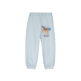 Maison Mangostan – Spodnie Carnival Sky Blue z bawełny organicznej