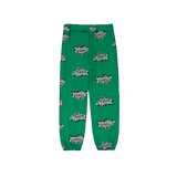 Maison Mangostan – Spodnie dresowe I LOVE Green z bawełny organicznej