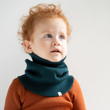 Minimalisma – Dwuwarstwowy komin z delikatnej wełny merino Argir, Ocean