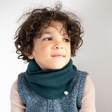 Minimalisma – Dwuwarstwowy komin z delikatnej wełny merino Argir, Ocean