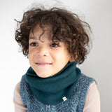 Minimalisma – Dwuwarstwowy komin z delikatnej wełny merino Argir, Ocean