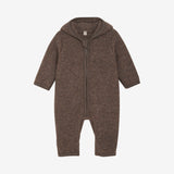 HUTTEliHUT - Kombinezon z wełny merino Brown Melange