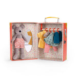 Moulin Roty - Walizka z garderobą myszka NINI