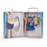 Moulin Roty - Walizka z garderobą królik SYLVAIN