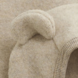 HUTTEliHUT - Kurtka z uszkami, wełna merino, Camel Melange