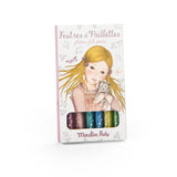 Moulin Roty - Zestaw 6 mazaków z brokatem Les Rosalies