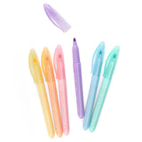 Moulin Roty - Markery pastelowe 6 szt LES ROSALIES