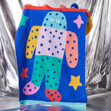 Halcyon Nights - Miękki kocyk z dziecięcym wzorem Rocket Ride