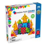 MAGNA-TILES - Klocki Magnetyczne COMBO + microMAGS 46 el.