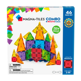 MAGNA-TILES - Klocki Magnetyczne COMBO + microMAGS 46 el.