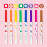 Tiger Tribe - Zestaw błyszczących kolorowanek, Owocki