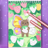 Tiger Tribe - Zestaw błyszczących kolorowanek, Kraina Wróżek