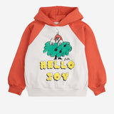 BOBO CHOSES - Bluza z kapturem Hello Joy ranglan sleeves