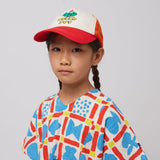 BOBO CHOSES - Czapka z daszkiem Hello Joy mesh