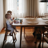 Mushie - Talerzyk silikonowy z przyssawką Classic Blush