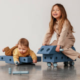 MODU - Explorer set - Kreatywne klocki rozwijające motorykę dużą, niebieski