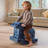 MODU - Explorer set - Kreatywne klocki rozwijające motorykę dużą, niebieski