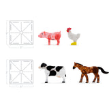 MAGNA-TILES - Klocki Magnetyczne Farm Animals 25 el.
