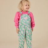 Goldie + Ace - Dziewczęca bluzka z haftem i bufiastymi rękawami