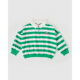 Goldie + Ace - Bluza rugby w paski  Forest & Cloud