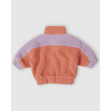 Goldie + Ace - Kurtka sherpa Frankie z bawełnianą podszewką, lilac/peach/mint