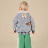 Goldie + Ace - Kurtka jeansowa Ari z naszywkami