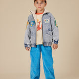 Goldie + Ace - Sztruksowe spodnie Arlo z szeroką nogawką