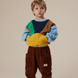 Goldie + Ace - Spodnie Kit ze sztruksu z dużymi kieszeniami