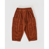 Goldie + Ace - Spodnie Kit ze sztruksu z dużymi kieszeniami